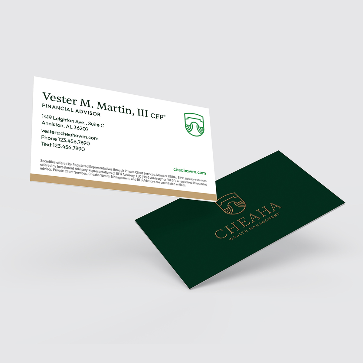 Cheaha Business Cards